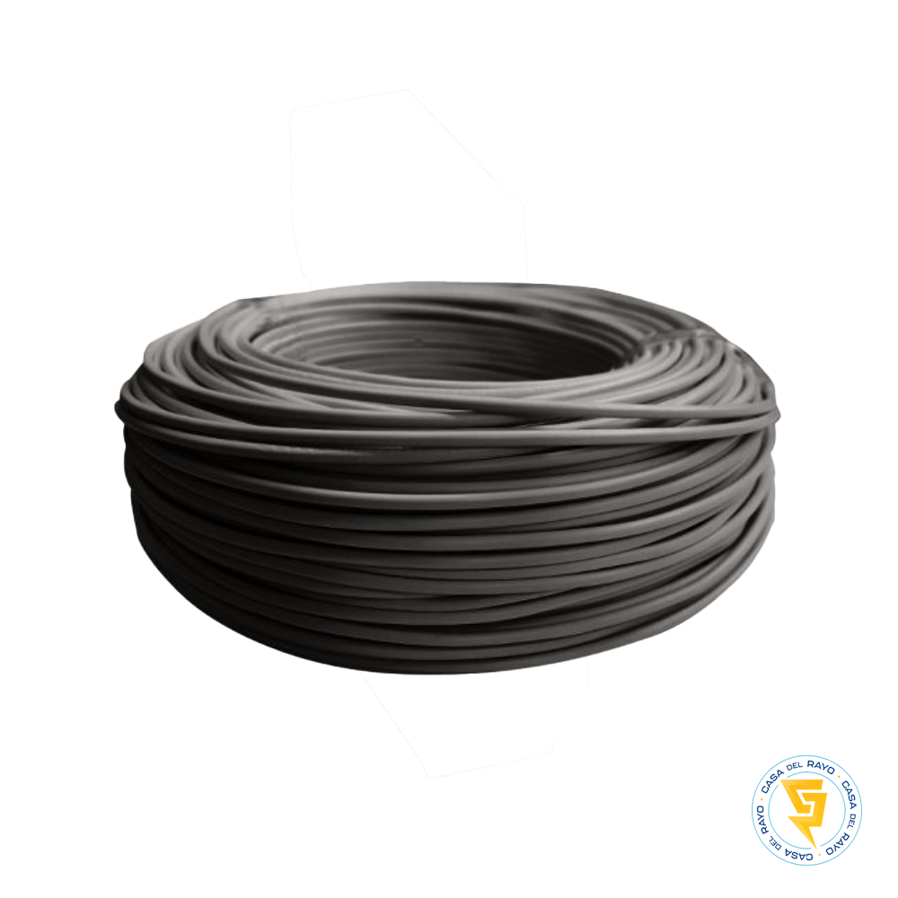 ROLLO CABLE THHN 12AWG NEGRO (3.31mm)