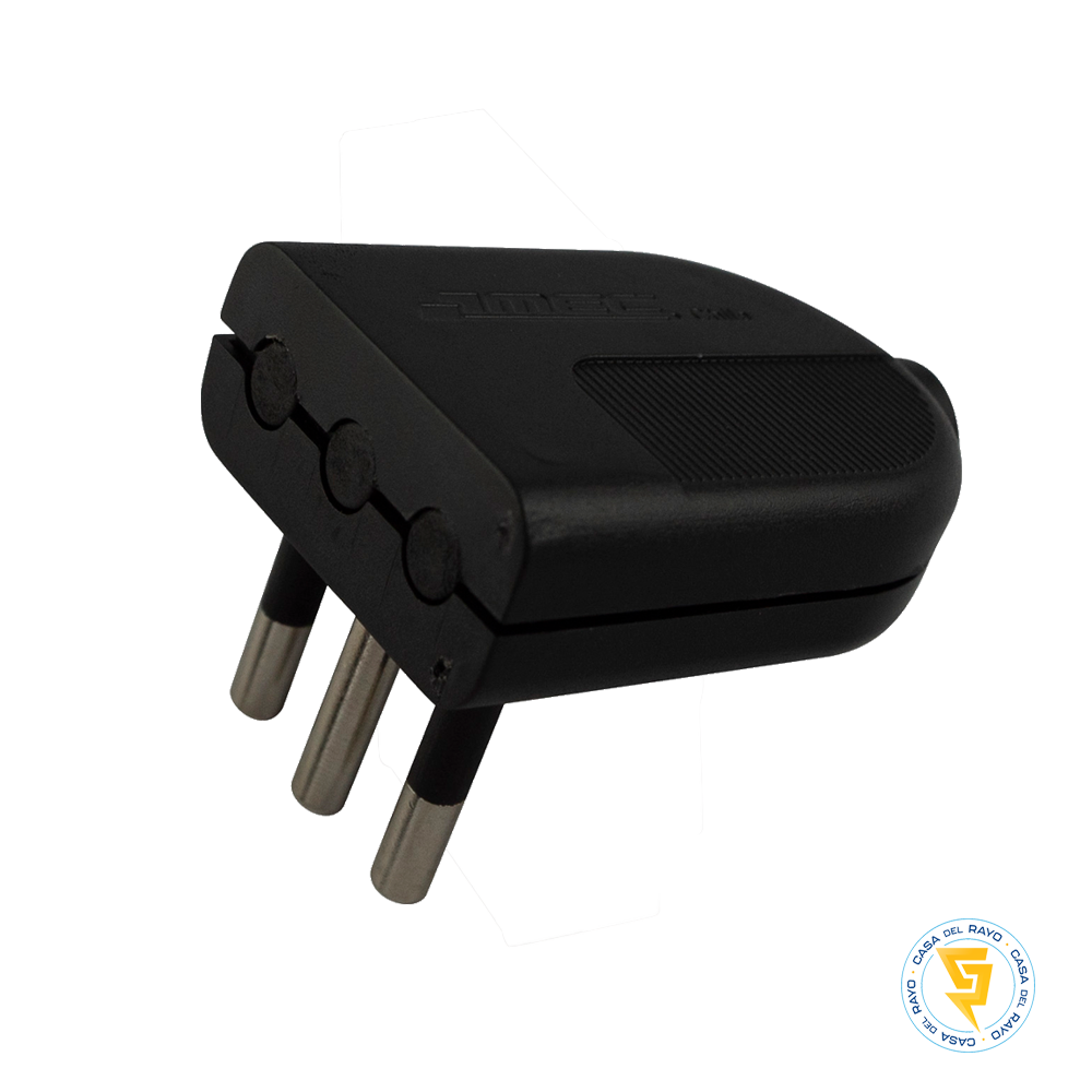 ENCHUFE MACHO CONVERTIBLE 2P+T 10A MEC