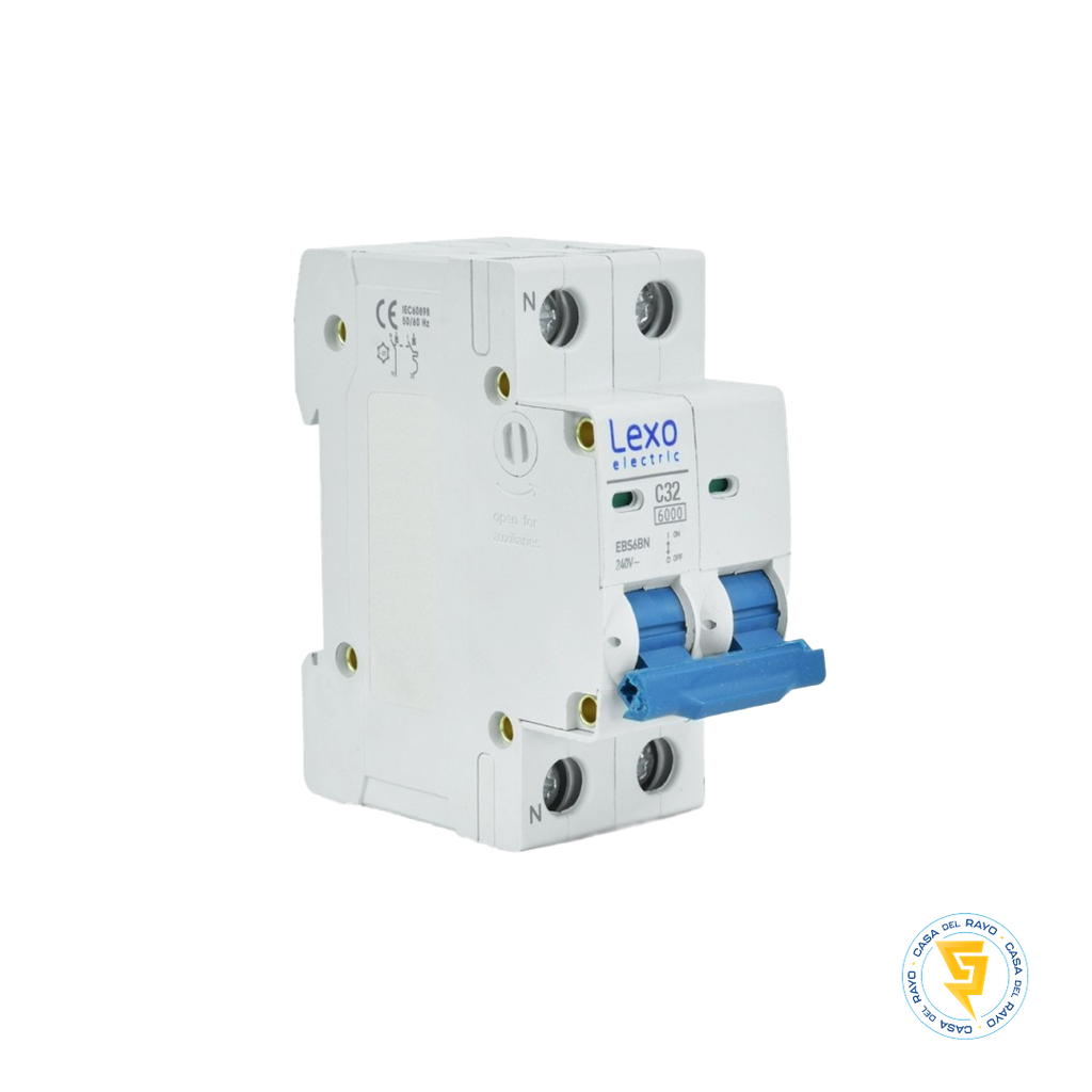 AUTOMATICO OMNIPOLAR 1P+N 32A LEXO CURVA C 6KA
