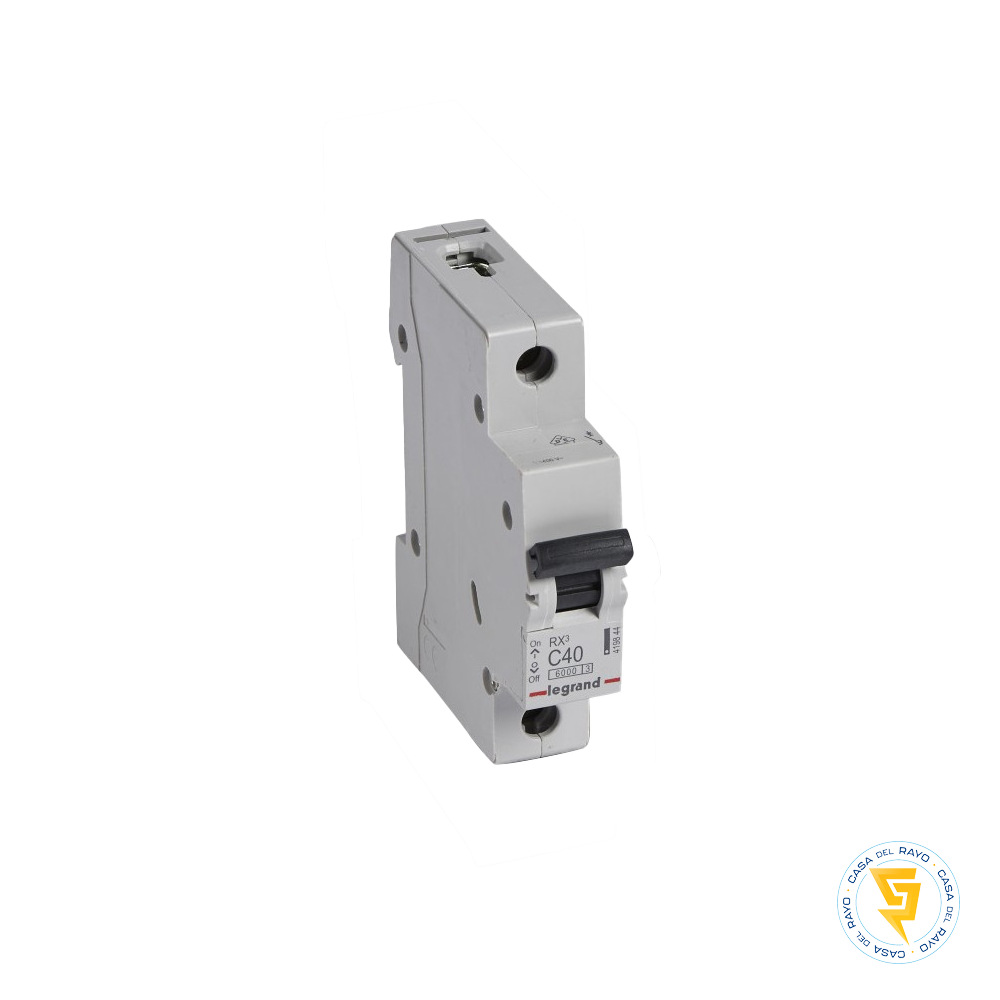 AUTOMATICO MONOFASICO 1X40A RX3 / CURVA C - 6K LEGRAND