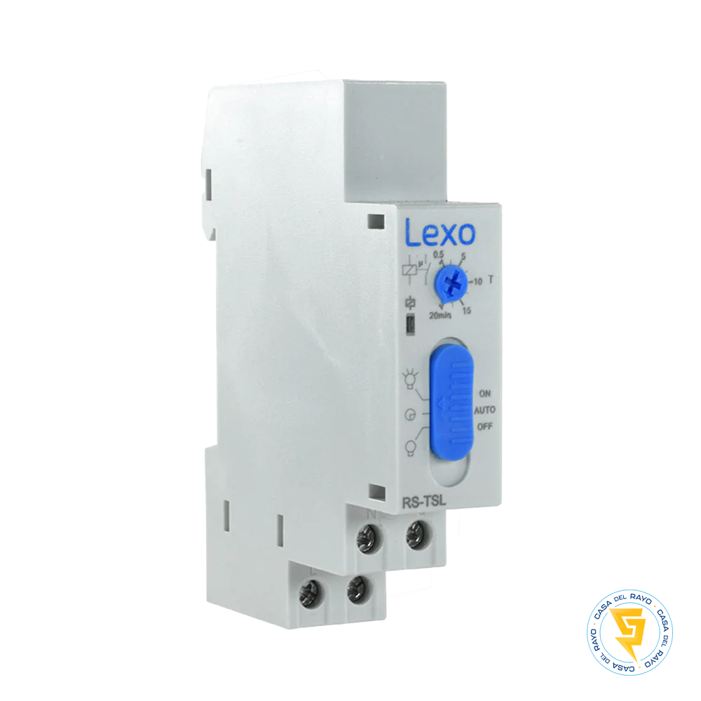INTERRUPTOR TEMPORIZADO ILUMINACION ESCALA/PASILLO 1 PUESTO LEXO