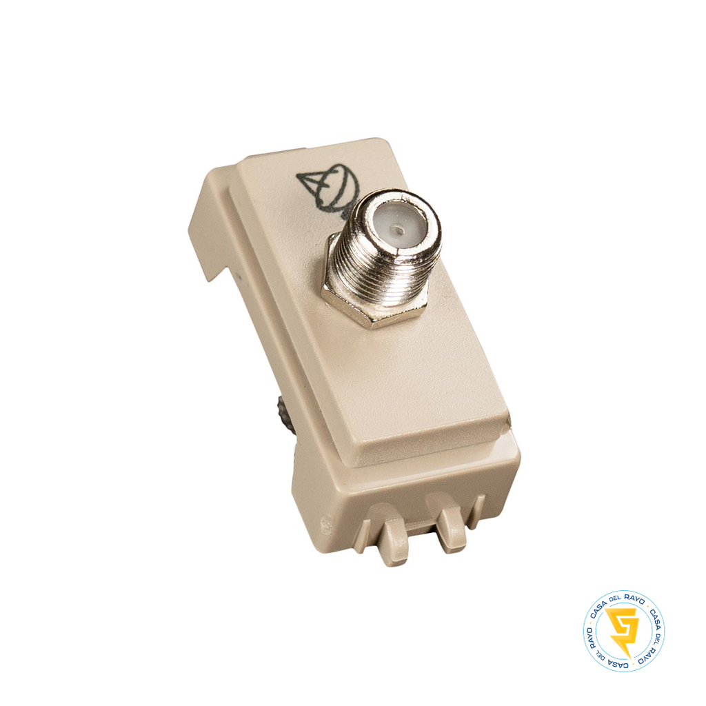 MODULO TOMA COAXIAL ARIS BEIGE MEC 