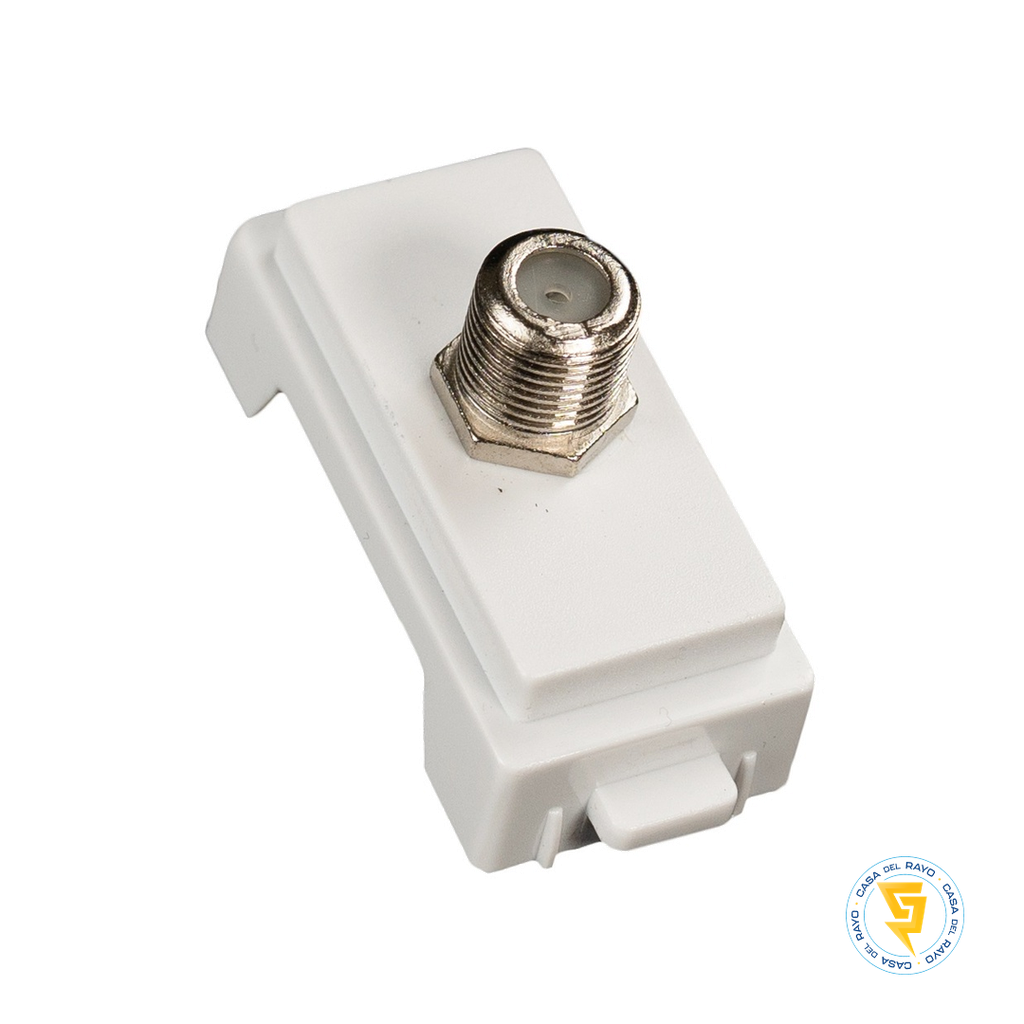 MODULO TOMA COAXIAL ARIS BLANCO MEC 