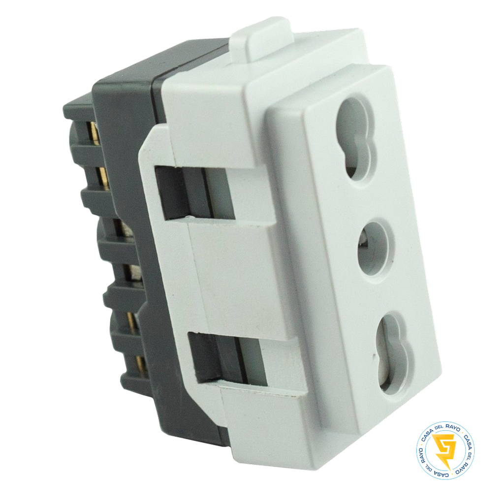 MODULO ENCHUFE HEMBRA 2P+T 10/16A ARIS BLANCO MEC