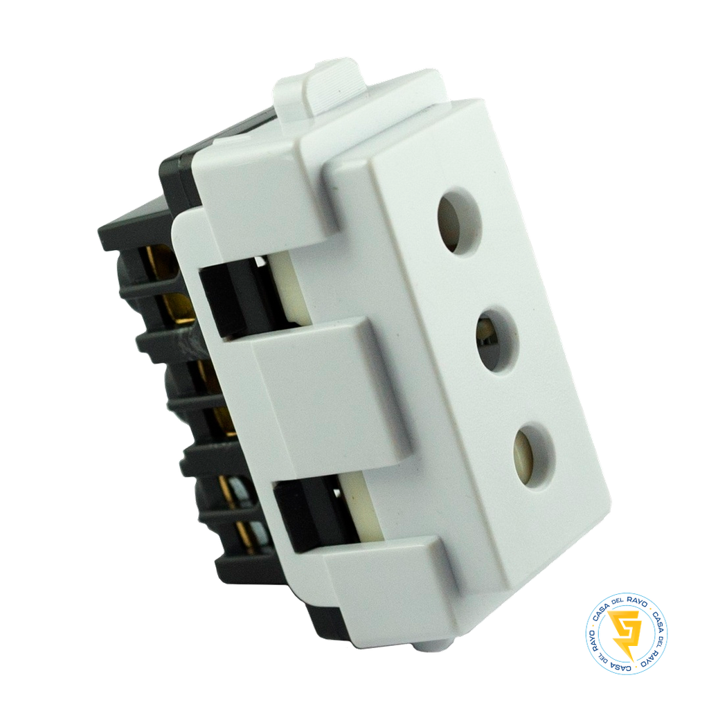 MODULO ENCHUFE HEMBRA 2P+T 10A ARIS BLANCO MEC