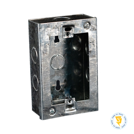 [8000CM1391] CAJA CHUQUI METALICA GALVANIZADA MEC
