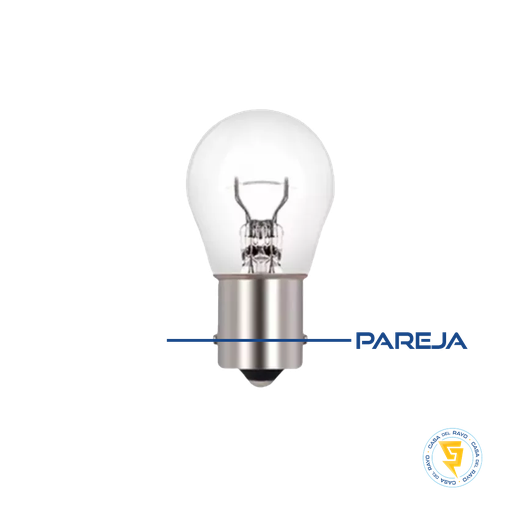 [00381] AMPOLLETA DE VEHICULO 1 CONTACTO PATA PAREJA 12V/21W TIPO 93 TRIFA