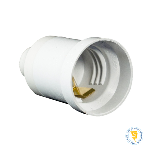 [5000PR0411] SOQUETE VOLANTE E27 BLANCO MEC