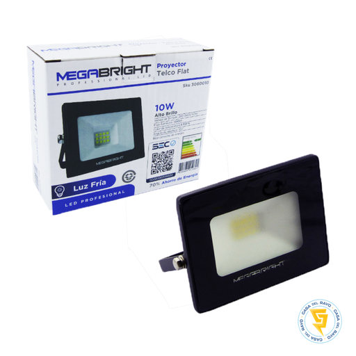 [3060010] PROYECTOR LED IP65 10W MEGABRIGHT 6.000K