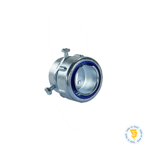 [2425025] CONECTOR PARA TUBERÍA EMT A FLEXIBLE METÁLICA 25MM