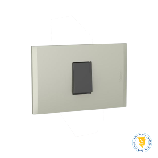 [AF2101EATI] INTERRUPTOR EMBUTIDO SIMPLE 9/24 ANTRACITA TERRA NOBILE BTICINO