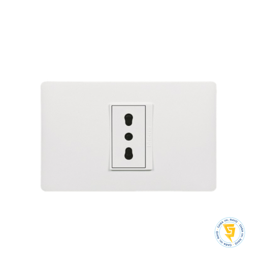 [PU1180] ENCHUFE SIMPLE 10/16A LUZICA BLANCO BTICINO