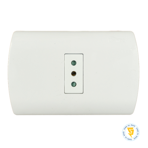 [0200TA0501] ENCHUFE HEMBRA SENCILLO 2P+T 10A ARIS BLANCO MEC