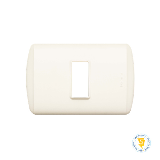 [E5P1BN] PLACA 1 MODULO MODUS PLUS BLANCO BTICINO