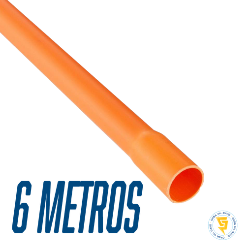 [N0923004] TUBO CONDUIT PVC 40MM X 6MTR (1.1/4")