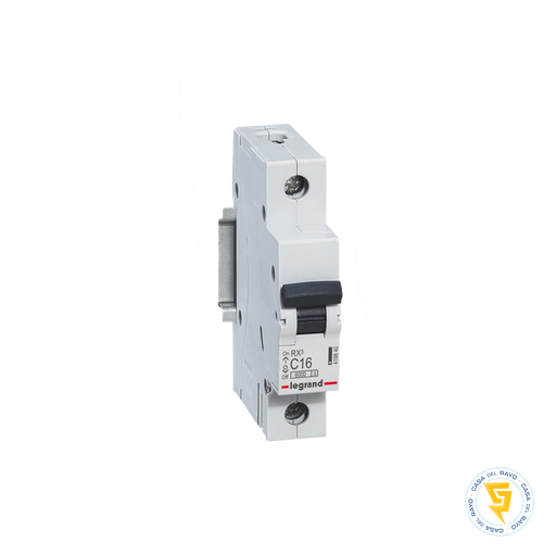 [419840] AUTOMATICO MONOFASICO 1X16A RX3 / CURVA C - 6K LEGRAND
