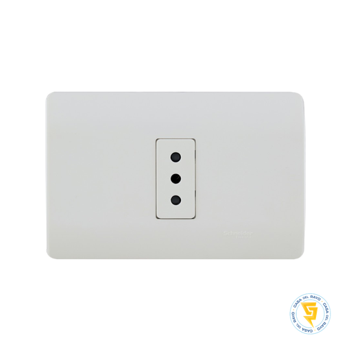 [MWD130327516] ENCHUFE SENCILLO 2P+T 10A GENESIS BLANCO SCHNEIDER ELECTRIC