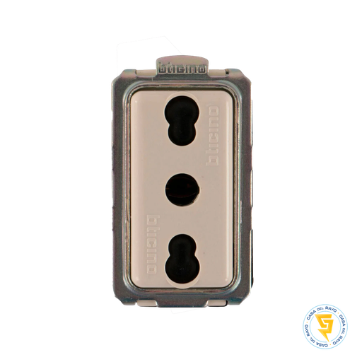 [5180] MODULO ENCHUFE 2P+T 10/16A MAGIC BTICINO