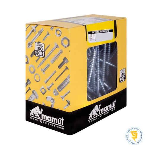 CAJA TORNILLO MAMUT DRYWALL ROSCALATA MADERA 6x2" x 100