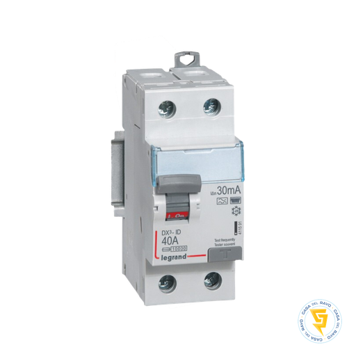 [411505] INTERRUPTOR DIFERENCIAL 40A 2P 30mA LEGRAND