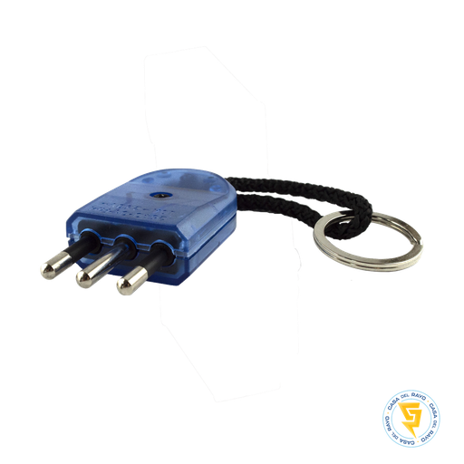 [0600BP0003] BUSCA FASE TIPO LLAVERO AZUL MEC 250V