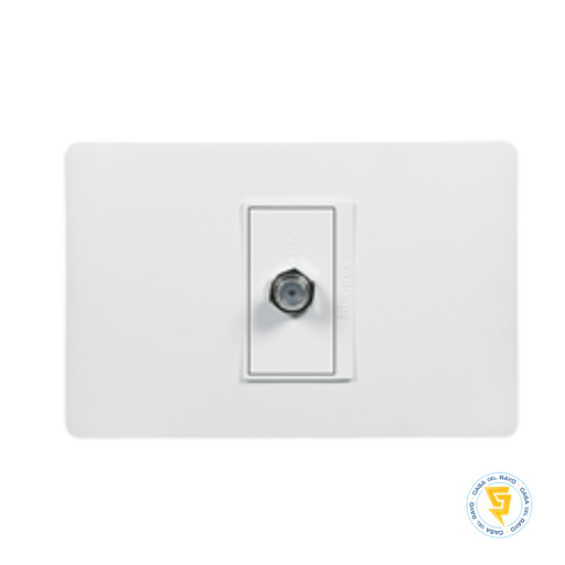 [PU1152] TOMA TV COAXIAL TIPO F LUZICA BTICINO