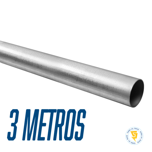 [NO ROSCABLE] TUBO METALICO RIGIDO EMT 25MM X 3 MTS