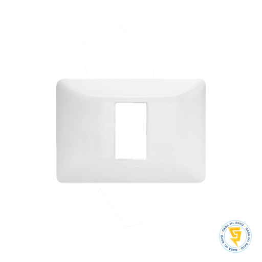 [AM503/1BN] PLACA 1 MODULO MATIX BLANCO BTICINO (SIN SOPORTE)