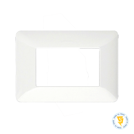 [AM503/3BN] PLACA 3 MODULO MATIX BLANCO BTICINO (SIN SOPORTE)