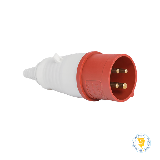 [0608322] MACHO VOLANTE INDUSTRIAL 3P+T 16A I44 EKOLINE