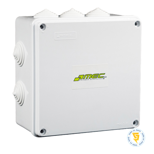 [0600CS0538] CAJA ESTANCA CUADRADA CON CONOS 150X150MM IP54 MEC LIBRE DE HALOGENO