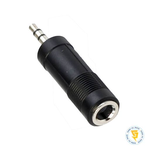 [236028] ADAPTADOR JACK 6,3 ESTEREO/ PLUG 3,5 ESTEREO