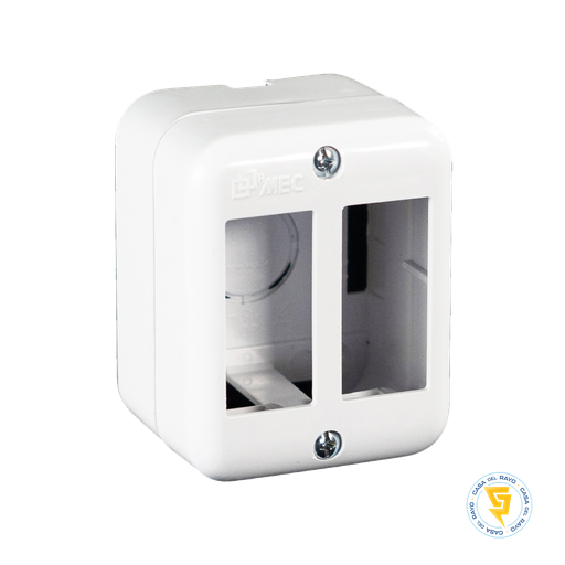 [0650CS0032] CASQUETE 2 MODULOS SOBREPUESTO ARIS BLANCO MEC