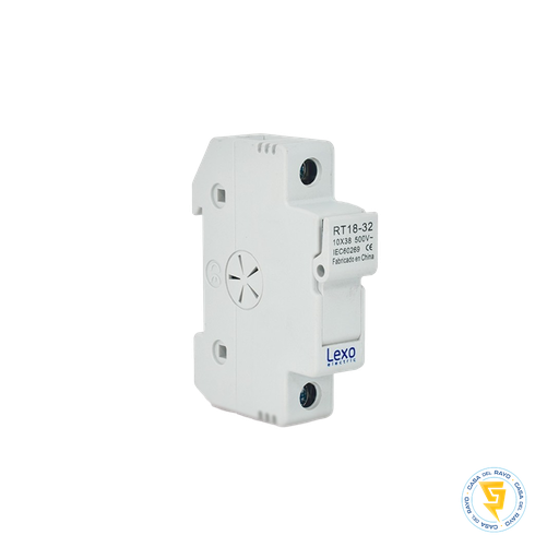 [RT18-32] PORTAFUSIBLE RT 18-32 10X38 1POLO 220V LEXO