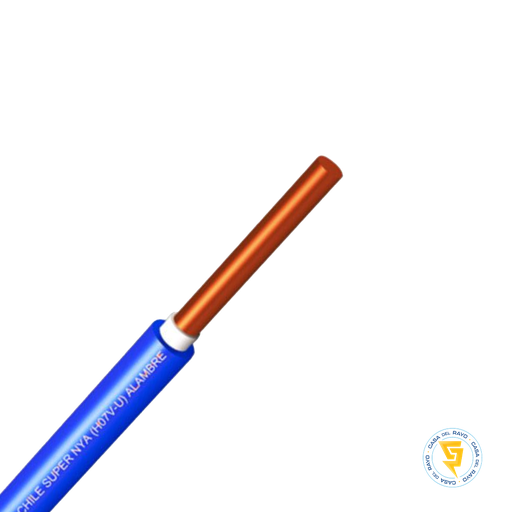 [H07V-U] ALAMBRE SUPER NYA 4MM AZUL