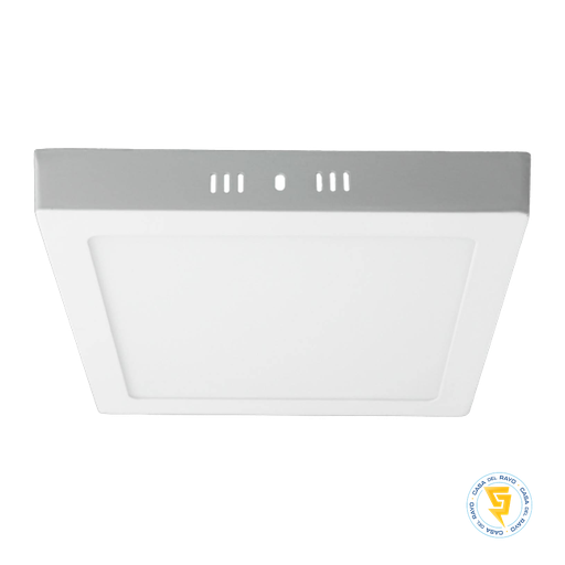 [50400090] PANEL LED SOBREPUESTO CUADRADO 12W 3000k MEGABRIGHT
