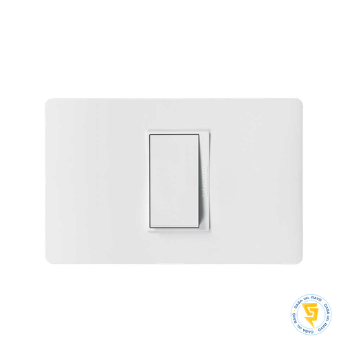 [PU1101] INTERRUPTOR SIMPLE 9/24 LUZICA BLANCO BTICINO