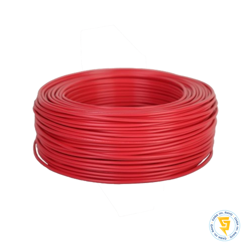 [H07V-U] ROLLO ALAMBRE SUPER NYA 1,5MM ROJO 100MT
