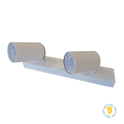 [3002335] FOCO SPOTLIGHT 2XGU10 BLANCO MATE MEGABRIGHT