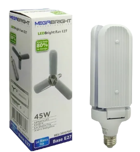 [3010700] AMPOLLETA LEDBRIGHT FAN 45W E27 6.500K MEGABRIGHT
