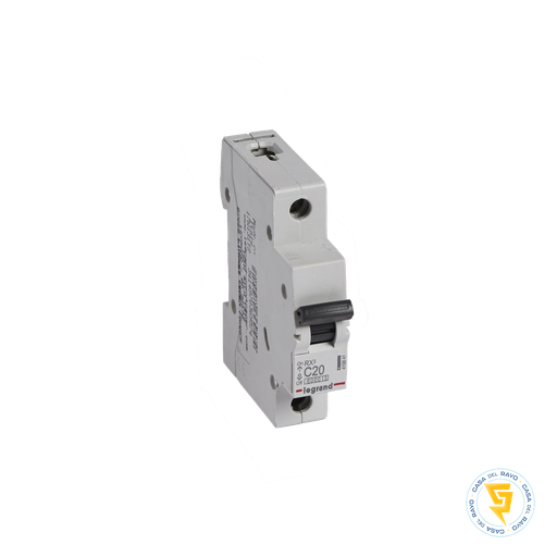 [419841] AUTOMATICO MONOFASICO 1X20A RX3 / CURVA C - 6K LEGRAND