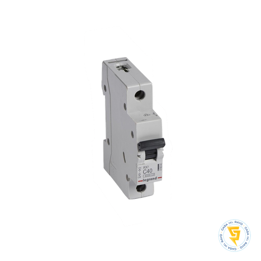 [419844] AUTOMATICO MONOFASICO 1X40A RX3 / CURVA C - 6K LEGRAND
