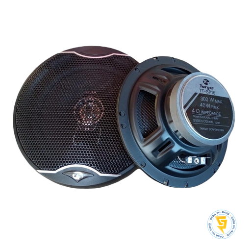 [TT-SP16] PARLANTE AUTOMOVIL 16CMS 300W TARGET