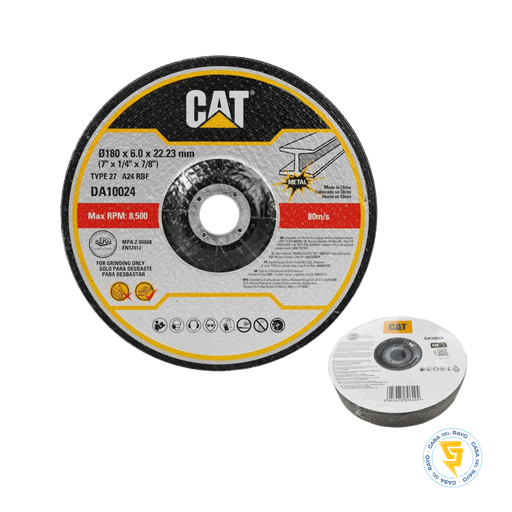 [DA10024] DISCO DESBASTE METAL 7" CAT