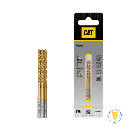 [DA02003] BROCA HSS TITANIO 3.0MM (PACK 3) CAT