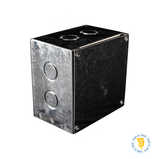 [8000CM1384] CAJA METALICA GALVANIZADA B15 150X150MM MEC