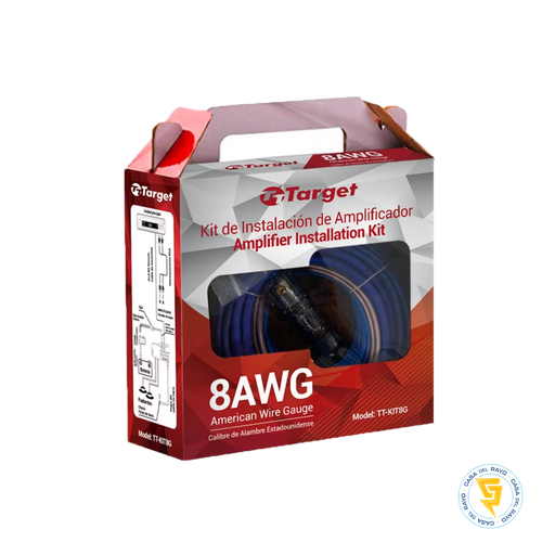 [TT-KIT8G] KIT DE INSTALACIÓN DE AMPLIFICADOR AUTOMOVIL TARGET