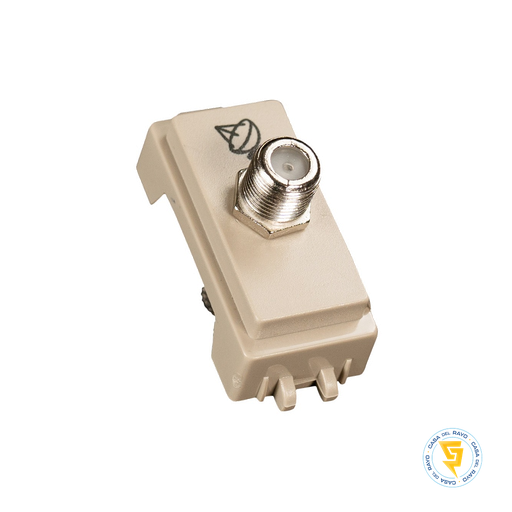 [0200TA0176] MODULO TOMA COAXIAL ARIS BEIGE MEC 