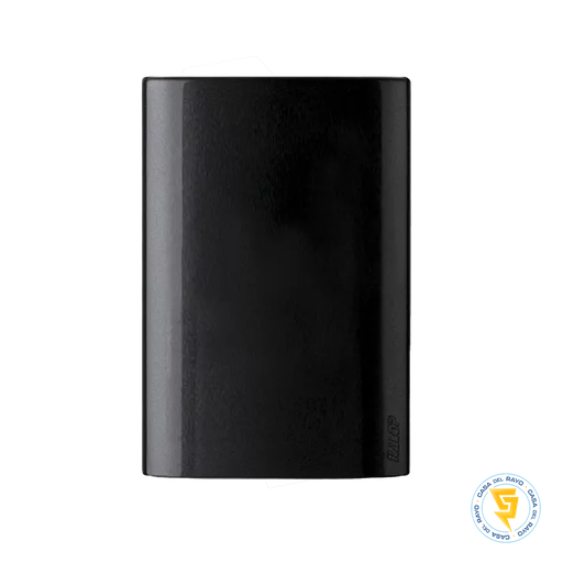 [KL40714] PLACA CIEGA NEGRO CIVIL KALOP (SIN SOPORTE)