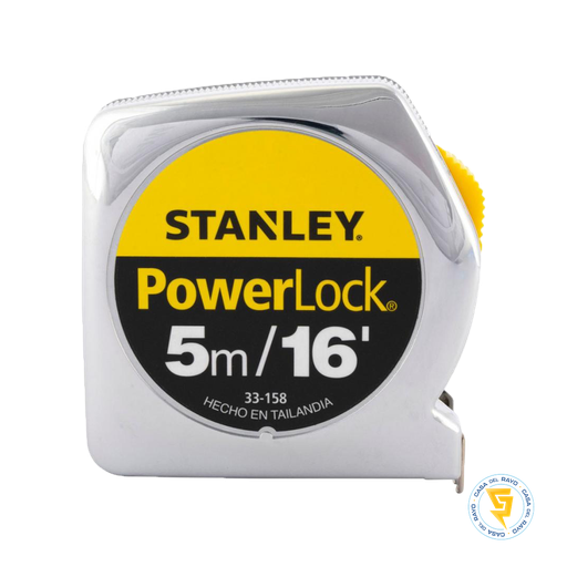 [33-158] CINTA DE MEDIR POWERLOCK 5MT STANLEY